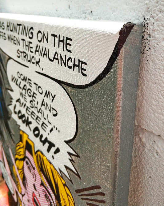 “Look Out!” – Pop Art Comic Canvas by FAKE ART